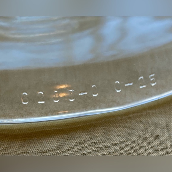 Vintage PYREX Glass LID (6283-C C-25) for PYREX Flameware Glass Double Boiler - Picture 4 of 5